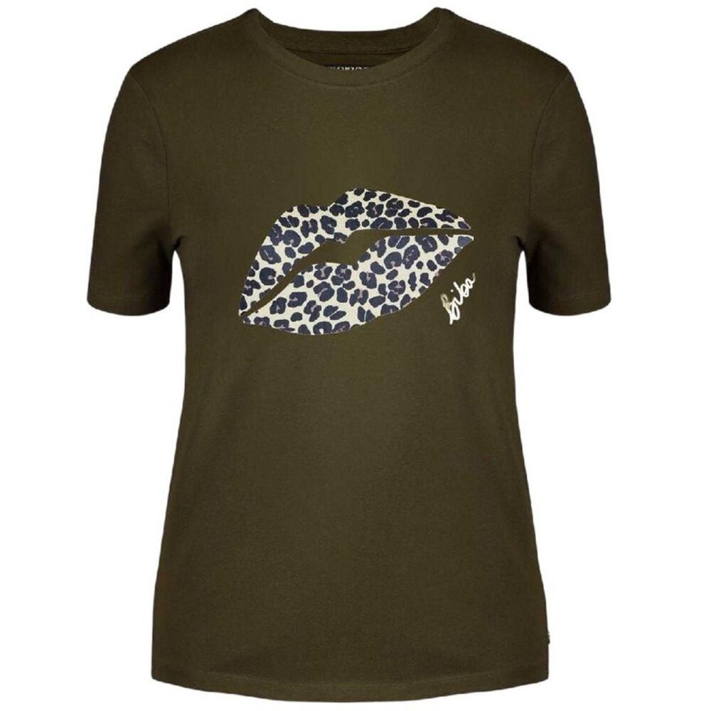 Biba Womens/Ladies Lips Cotton T-Shirt / Khaki Green